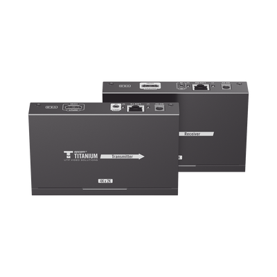 Kit Extensor MATRICIAL HDMI para distancias de 120 metros | Resolución 4K @ 30Hz | Cat6 | Soporta 100 TX de entrada e Ilimitados RX en la salida | Control por PC, Control Remoto y Botón | Compatible con Switch IGMP.