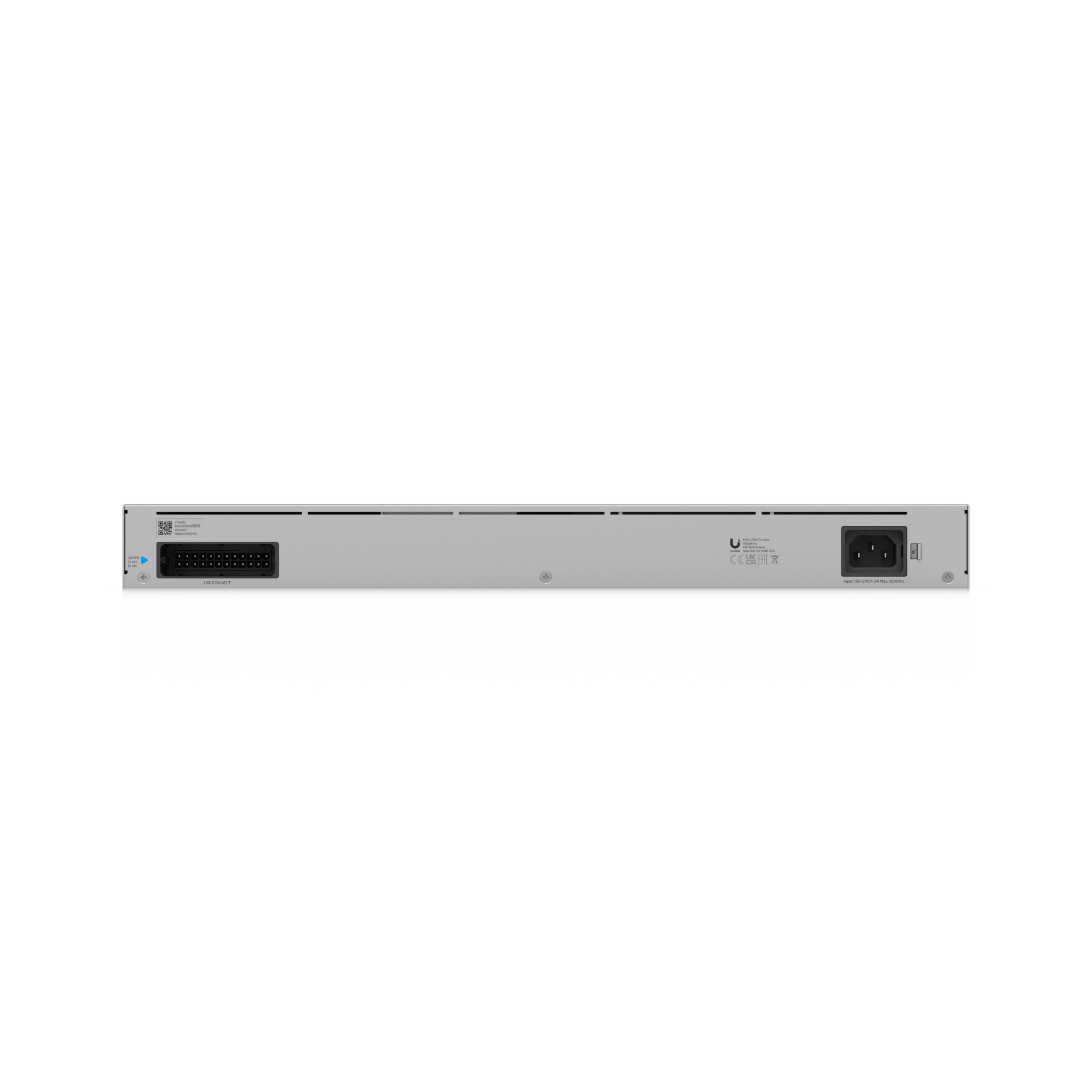 UniFi Dream Machine Pro Max – Cloud Gateway Empresarial con Soporte para 150 Dispositivos y 2000 Clientes, 5 Gbps de Ruteo con IDS/IPS, 2 Bahías para HDD 3.5”, SSD Interno de 128 GB, Failover, Balanceo de Carga y VPN/SD-WAN