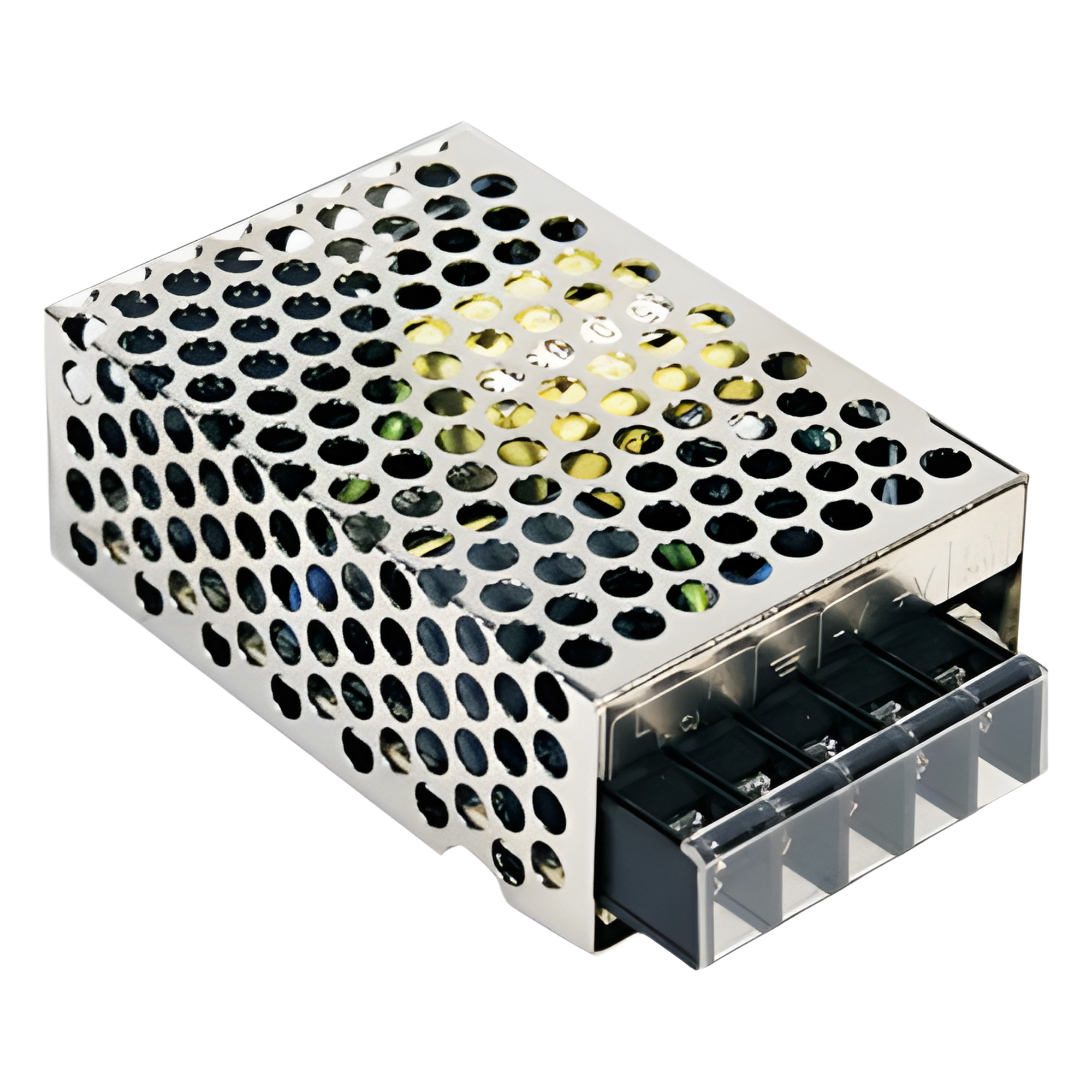 Fuente de Poder Industrial Conmutada 25W de Potencia, 24Vcc, 1.1A — MEANWELL · SKU RS-25-24