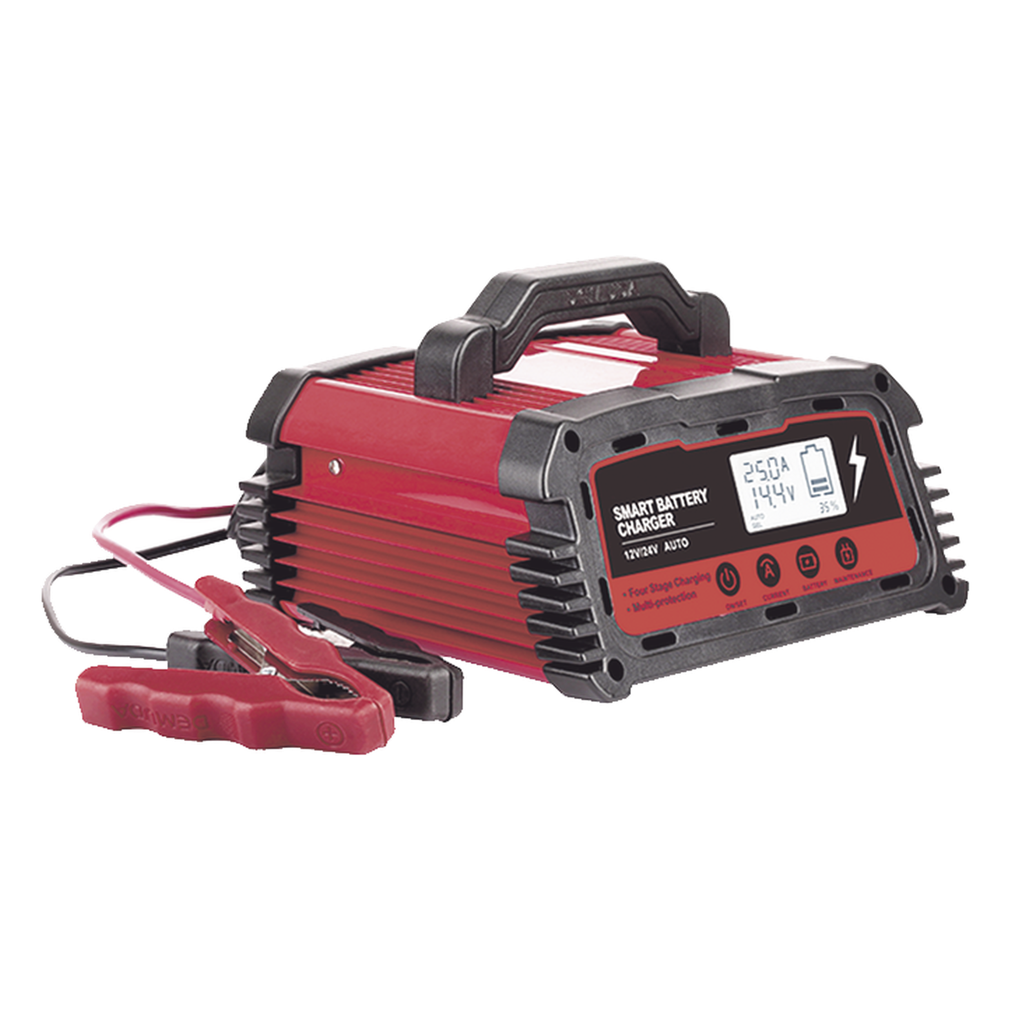 Cargador de Baterías / 12 o 24 Vcc / hasta 250 Ah / 25 A / Display LCD — EPCOM POWERLINE · SKU CHR-250