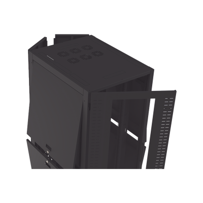 Gabinete para Telecomunicaciones Rack Estándar de 19", 42UR, 800 mm Ancho x 1000 mm Profundidad. Fabricado en Acero, Se envía el Gabinete Armado.