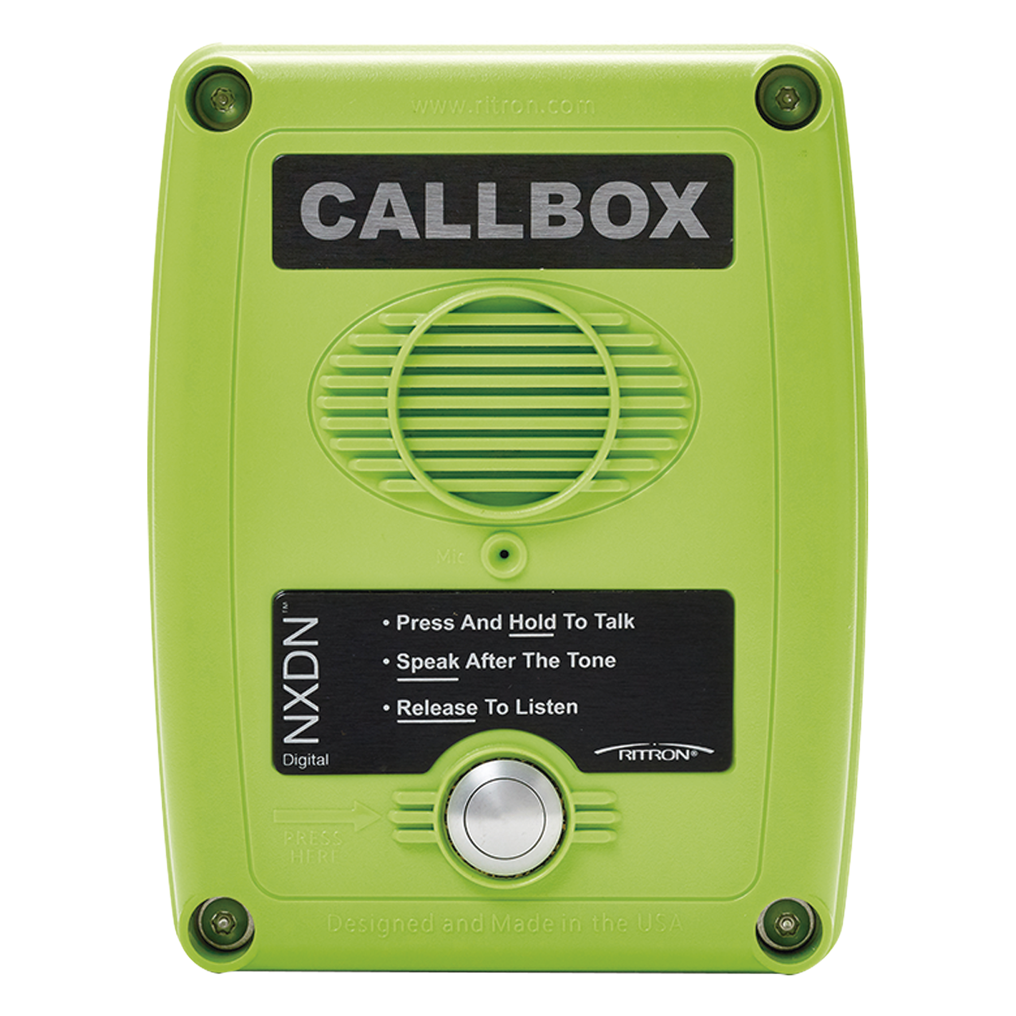 Callbox Digital NXDN, Intercomunicador Inalámbrico UHF 450-470MHZ, Color Verde — RITRON · SKU RQX417NX