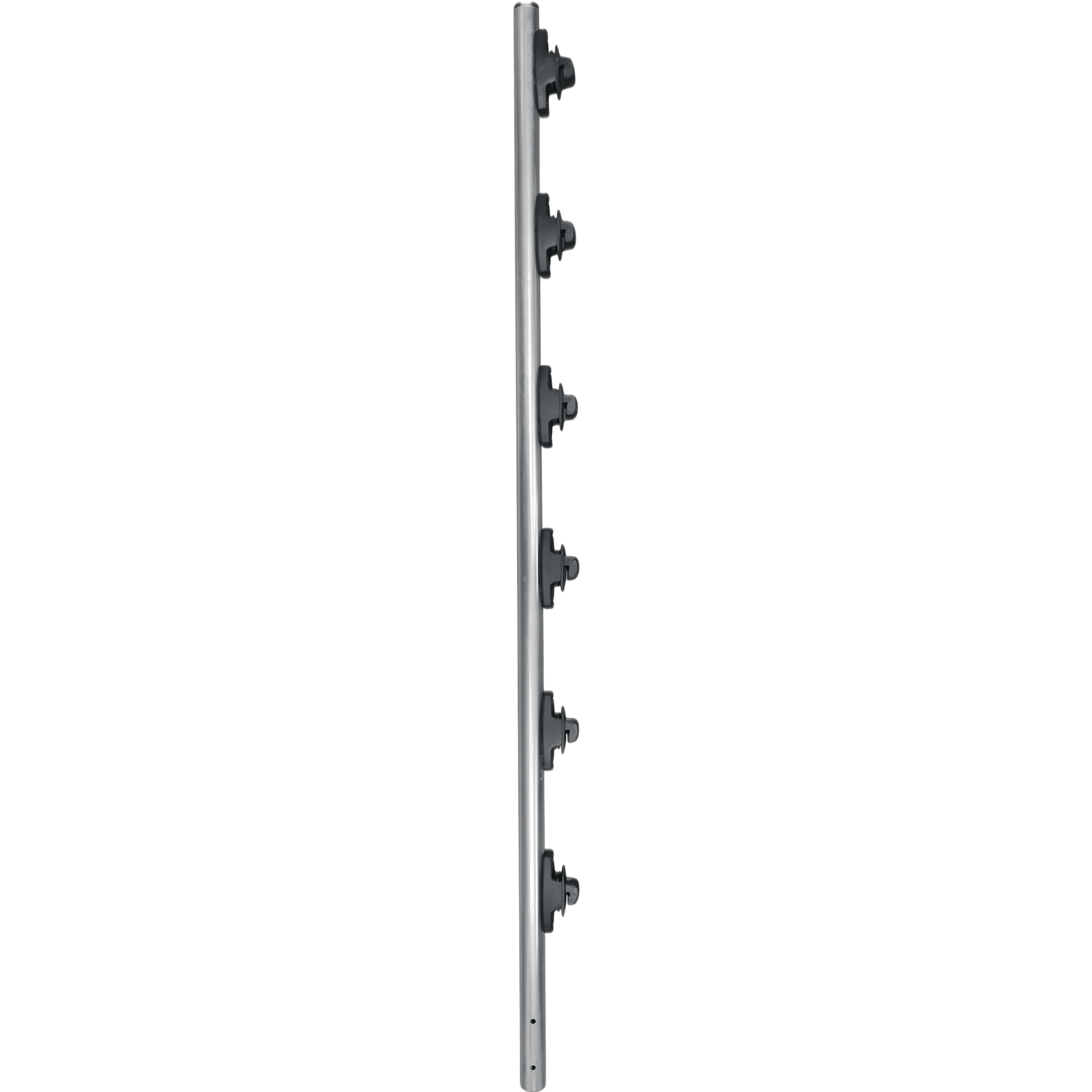 Poste de Paso / Tubo de Acero Galvanizado / Diámetro 1" / Longitud 140 cm / 6 Aisladores / Sin Pintura / 1 KG — SFIRE · SKU SF-POST-6