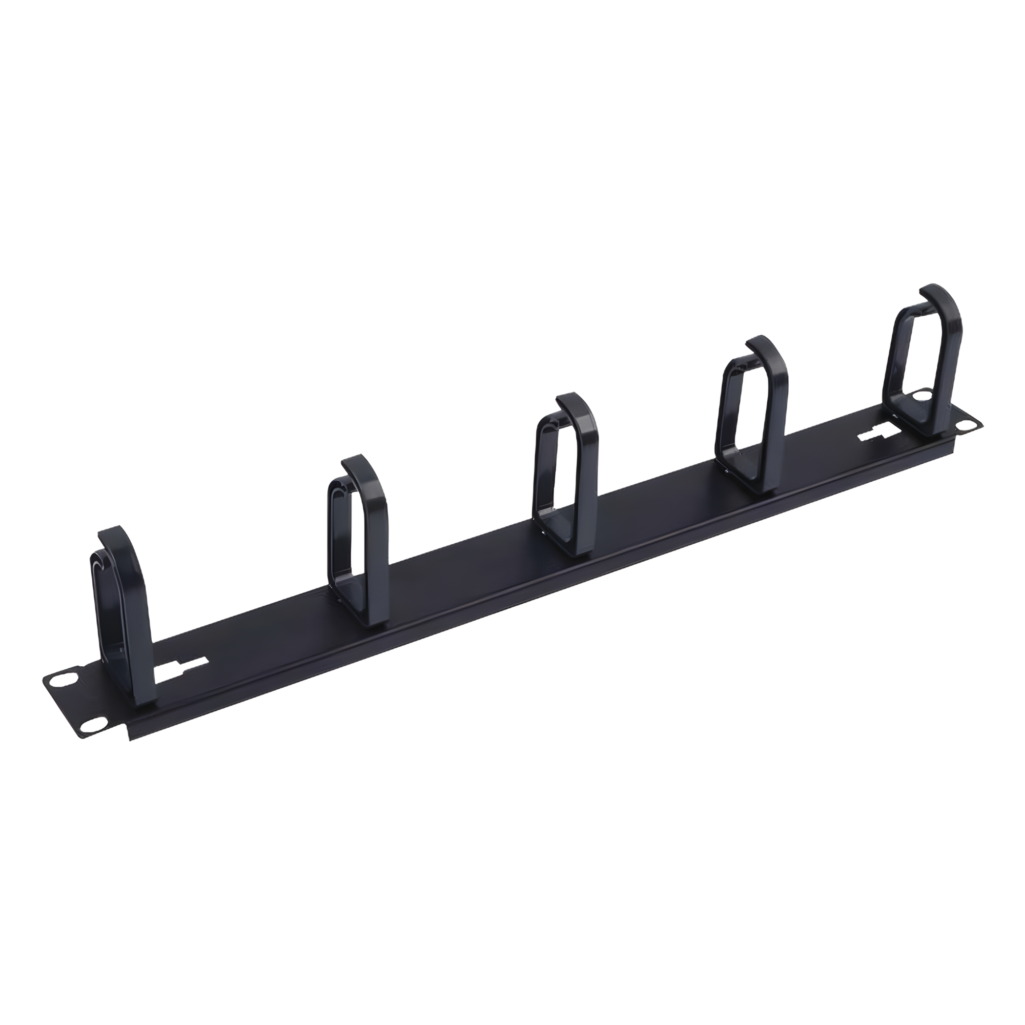 Organizador de Cables con 5 anillos, 1U, 19" Color negro — LINKEDPRO BY EPCOM · SKU LP-CM-01