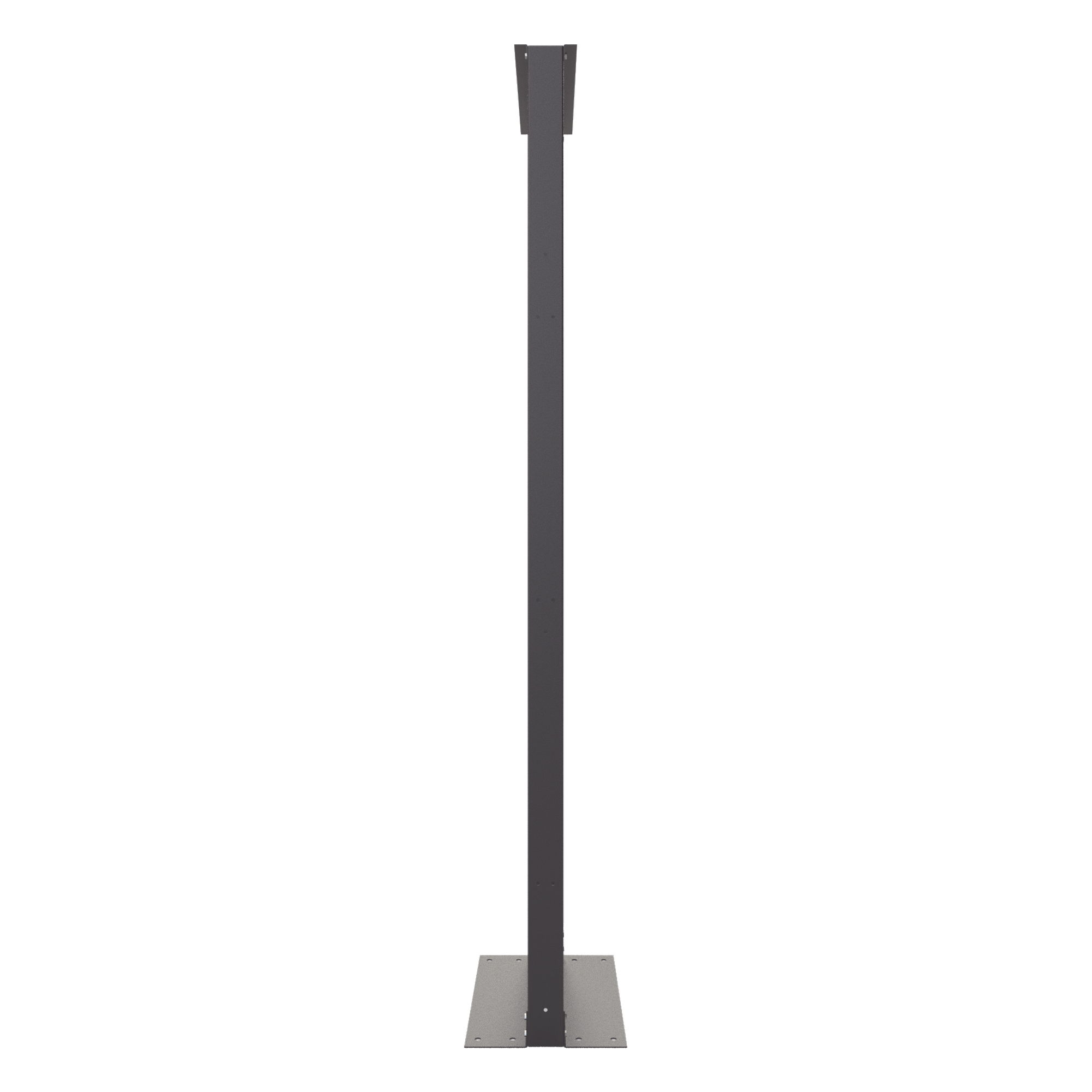 Rack de 2 Postes, Estándar 19", 45 Unidades, Fabricado en Acero, Base "L" para Anclar a Piso.