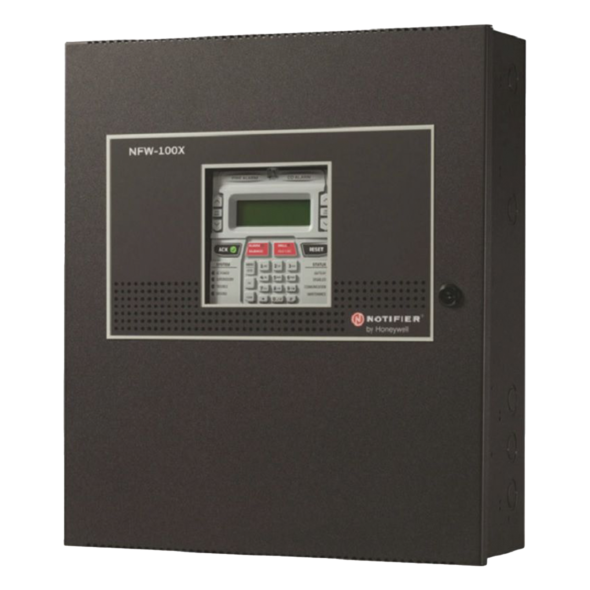 Panel Direccionable de Detección de Incendio / 198 Dispositivos / Comunicador IP y POTS / 4 Circuitos NAC / LCD 80 Caracteres / UL 864 10ª Edición — NOTIFIER · SKU NFW-100X