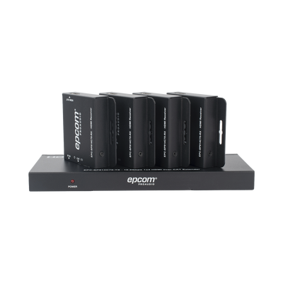 Splitter HDMI 1x4 | Extensor HDMI | 4K@30Hz 40m | 1080p@60Hz 70m | Función PoC | 4:4:4 