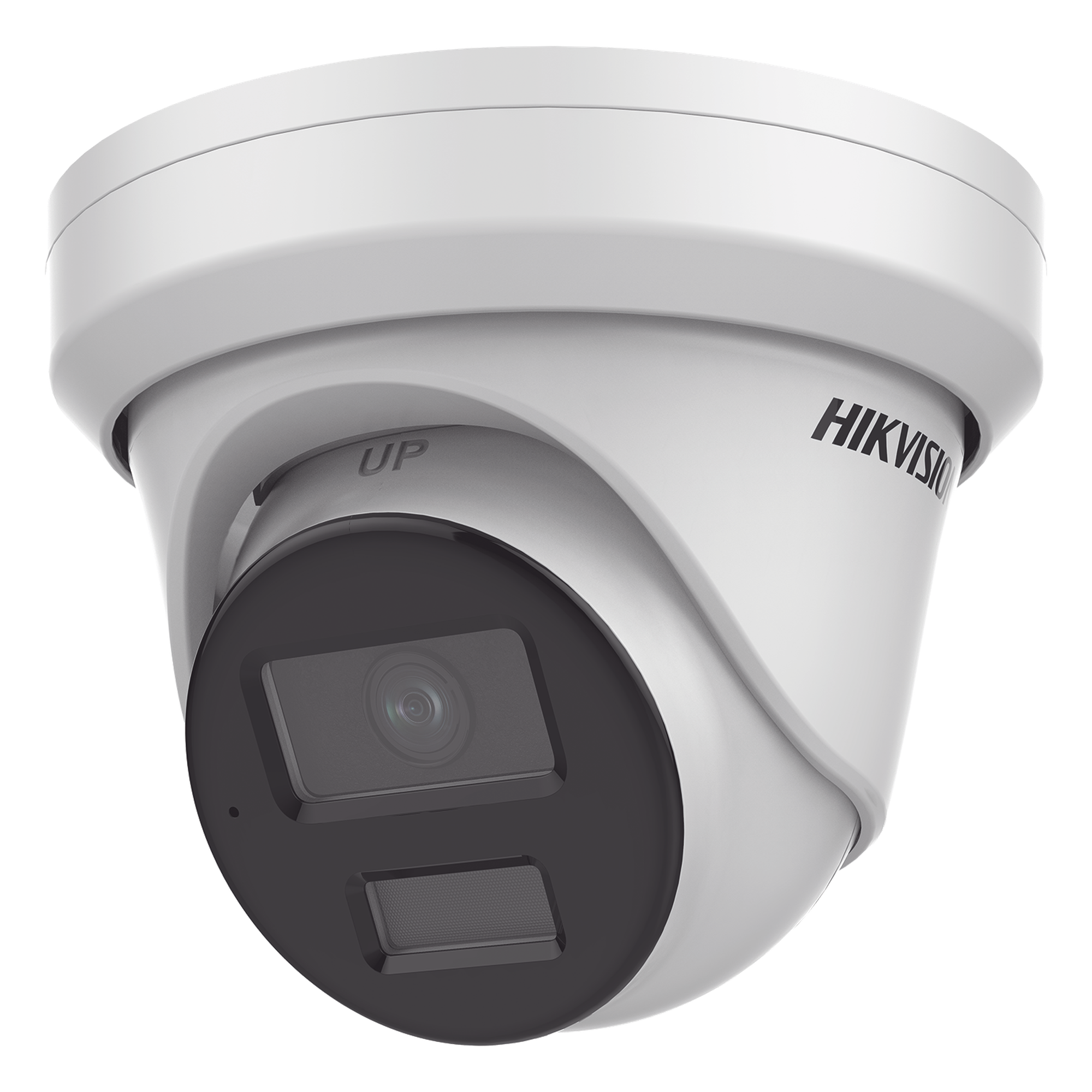 Turret IP 4 Megapixel / Lente 2.8 mm / Dual Light (40 mts IR + 40 mts Luz Blanca / DARKFIGHTER S / Microfono Integrado / Exterior IP67 / WDR 130 dB / 4 Analíticos: AcuSense, Deteccion Facial, Conteo de Personas por Cruce y Zona — HIKVISION · SKU DS-2CD3346G2H-LISU