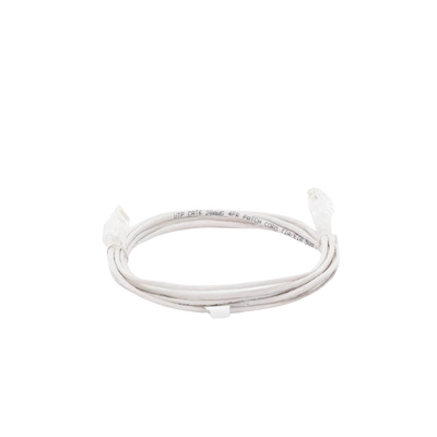 Cable de Parcheo Slim UTP Cat6 - 3 Metros (9.84 Pies) Blanco Diámetro Reducido (28 AWG)