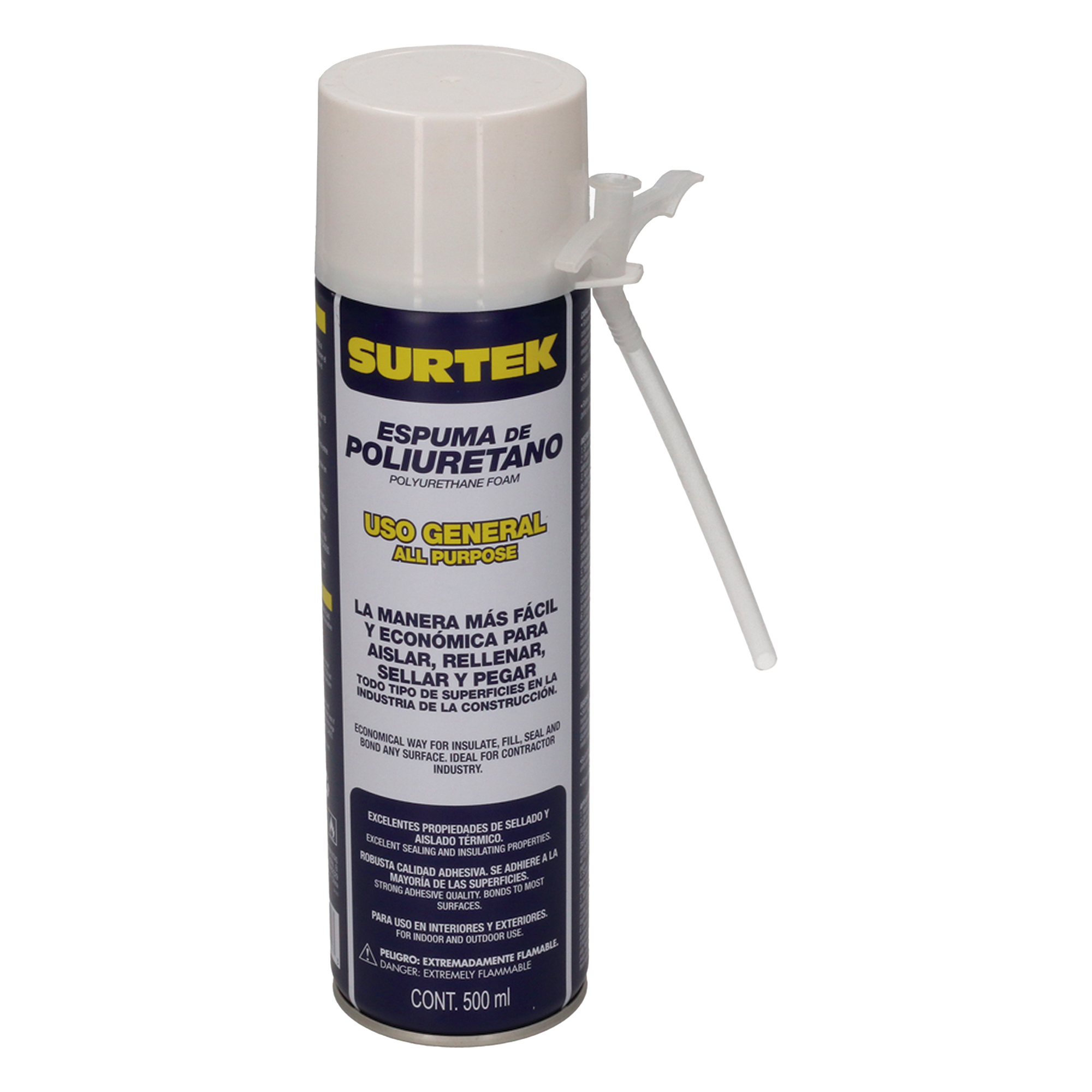 Espuma de Poliuretano / Capacidad 500 ml. — SURTEK · SKU SYS-113521