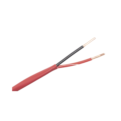 Alambre de Alarma contra Incendios - Bobina de 305 Metros (1000 Pies): 2 x 18 AWG, Rojo, Tipo FPLR, (UL) FT4, Ideal para Sistemas de Detección y Evacuación de Incendios — LINKEDPRO · SKU LP218-FIRE