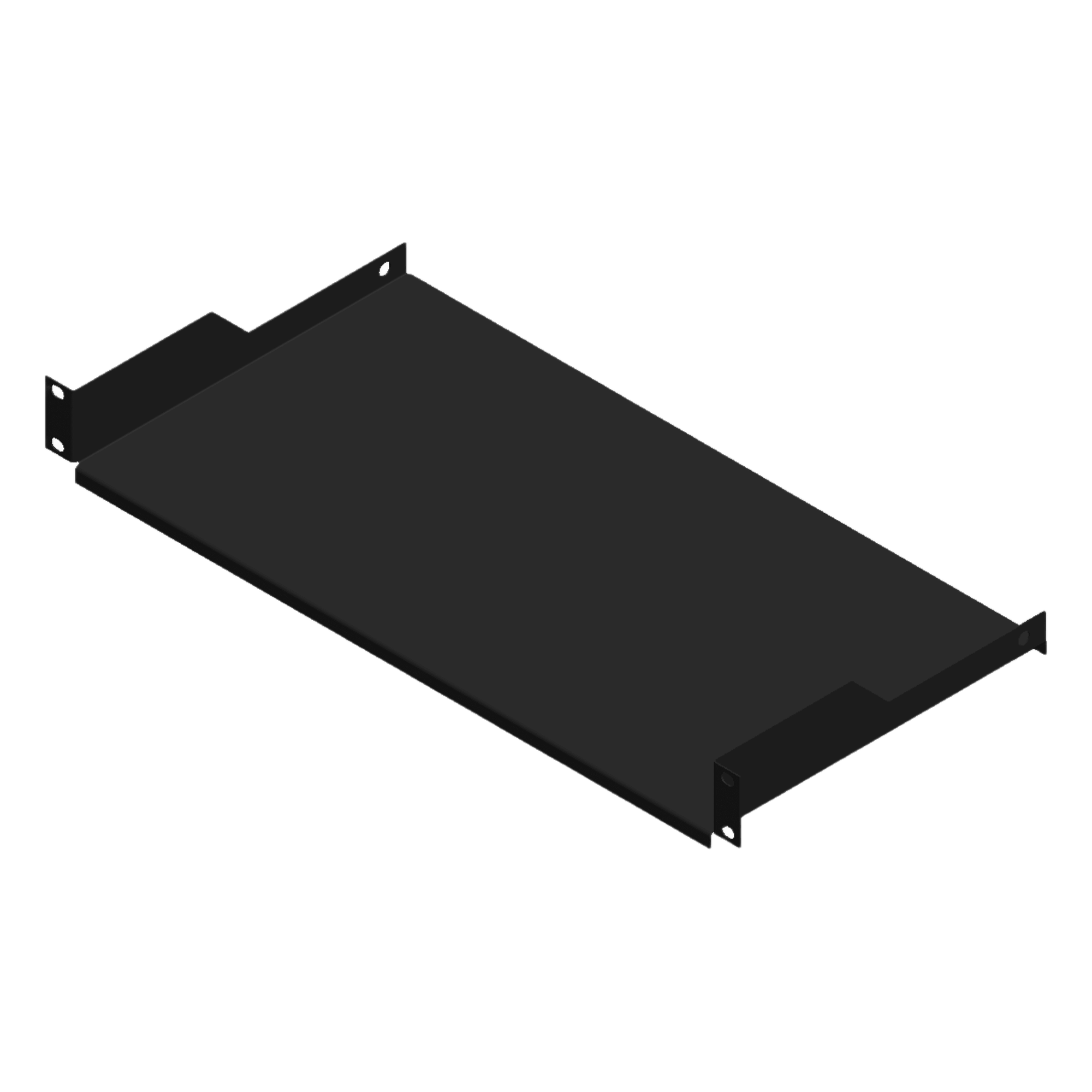 Charola para Rack de 19" de 2 postes, 23 cm de Profundidad, 1 Unidad de rack — LINKEDPRO · SKU SCH231U