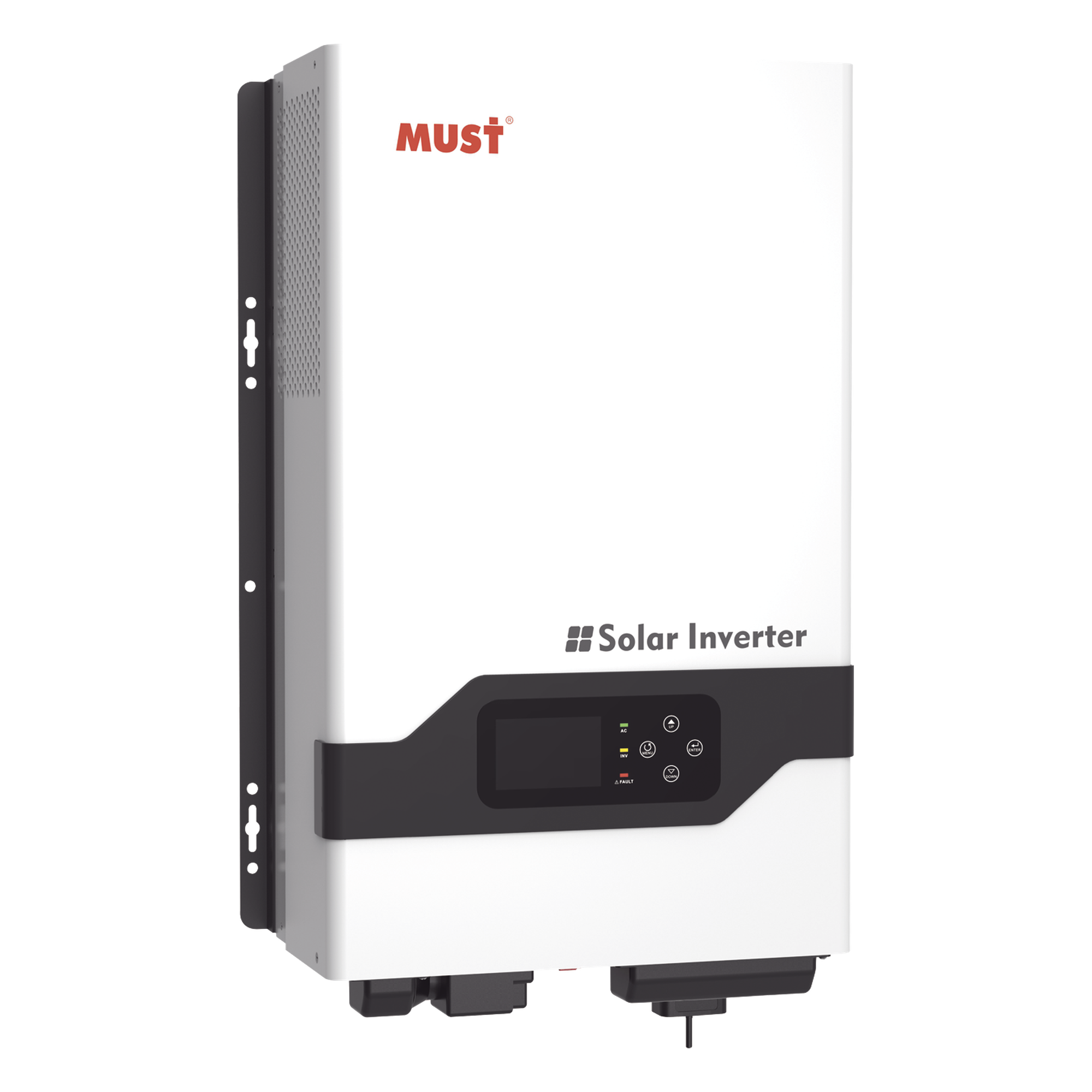 Inversor / Cargador de 5 KW para Sistemas Tipo Isla 48Vcd /220Vca de Entrada , 120 o 220Vca de Salida , Onda Sinusoidal Pura con Controlador MPPT — MUST · SKU PV335048TLV