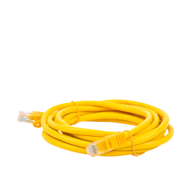 Cable de Parcheo UTP Cat6 - 3.0 Metros (9.84 Pies) - Amarillo