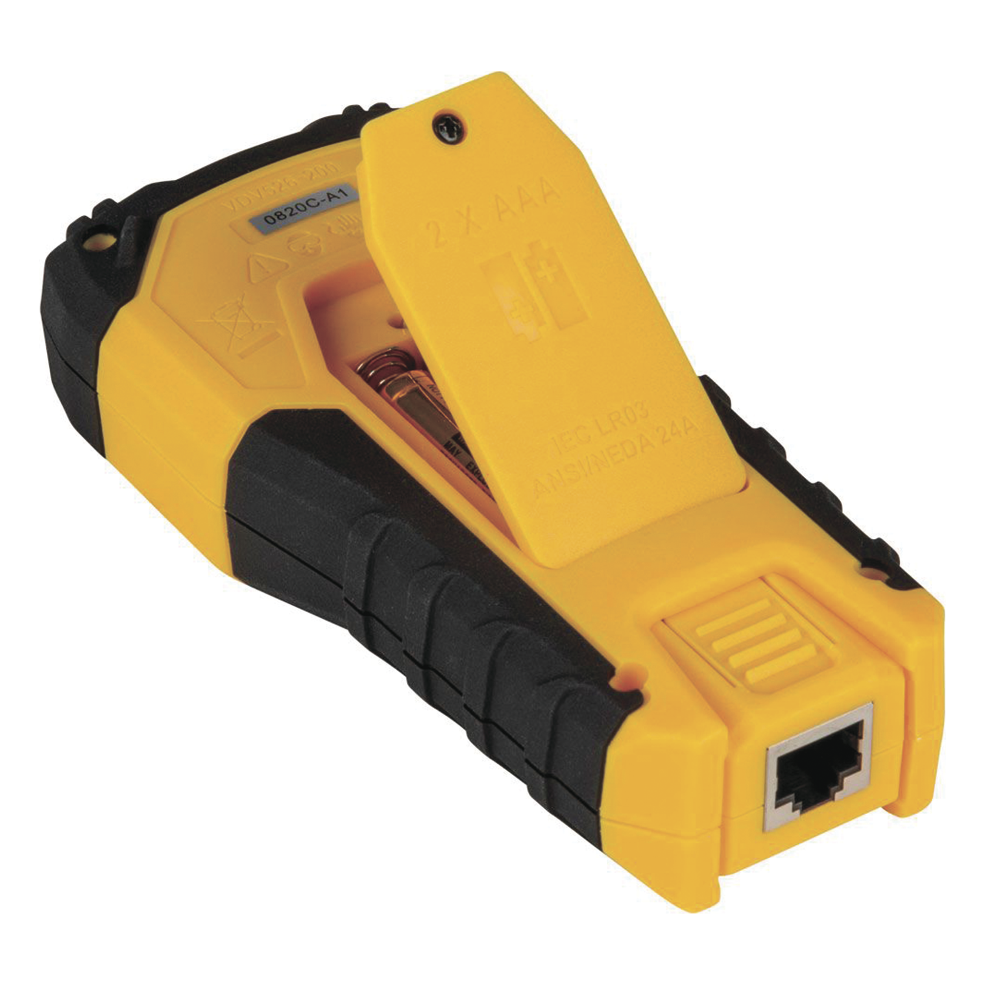 Tester de Cable LAN Scout™ Jr. 2/ Para: Prueba aprobada/ Error de Cableado/ Falla de Circuito Abierto o Cortocircuito/ Par Dividido/ Blindaje.