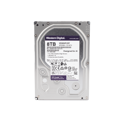 Disco duro WD de 8TB / 7200RPM / Optimizado para soluciones de video inteligente