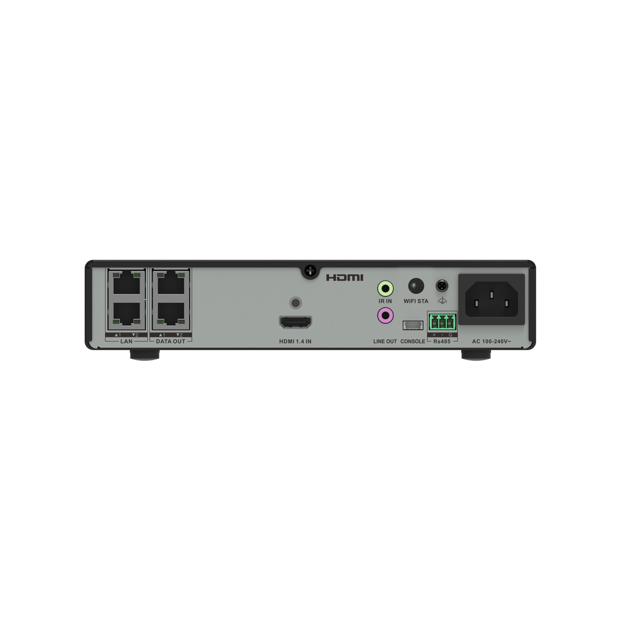 Controlador LED para Videowall / Configuración WEB / 2 Puertos de Video / Compatible con Paneles LED Hikvision