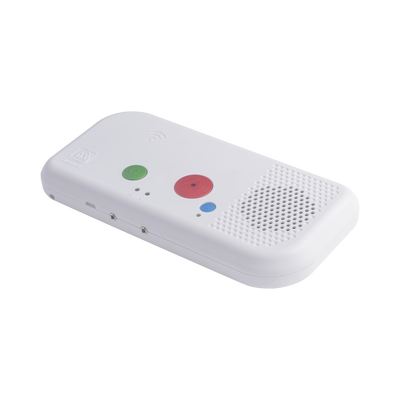 Terminal de Habitación IP para Hospital / Botón Azul de Llamada a Médico / Lector RFID 125 KHz / SIP / PoE / Compatible con NX1071 y NX1075
