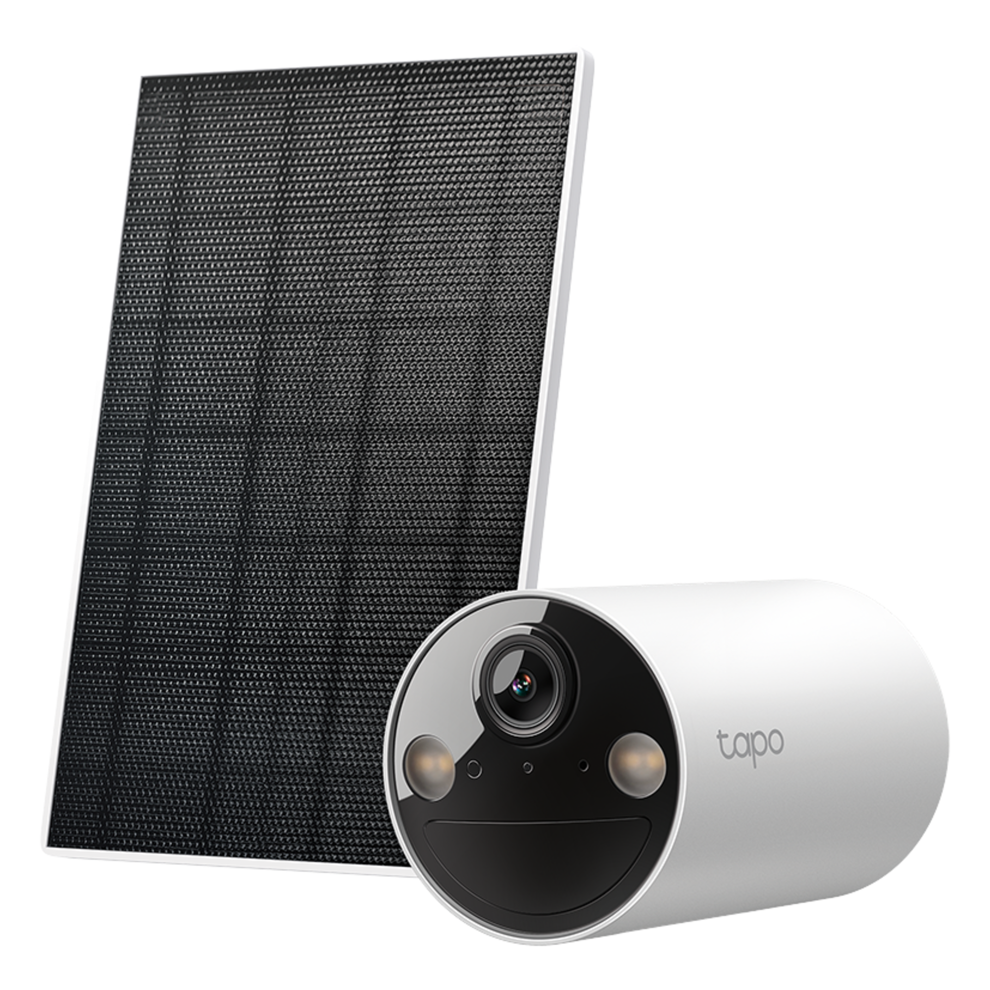 Kit Cámara Solar Tapo / 2K 3MP (2304×1296 px) / Visión Nocturna Color / Batería 6400 mAh 180 Días / IP65 / Panel Solar Integrado / Detección IA Personas / Audio Bidireccional — TP-LINK · SKU TAPO-C410-KIT