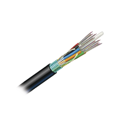 Cable de Fibra Óptica de 12 Hilos, OSP (Planta Externa), No Armada, Gel, MDPE (Polietileno de Media Densidad), Monomodo OS2, 1 Metro (3.28 Pies)