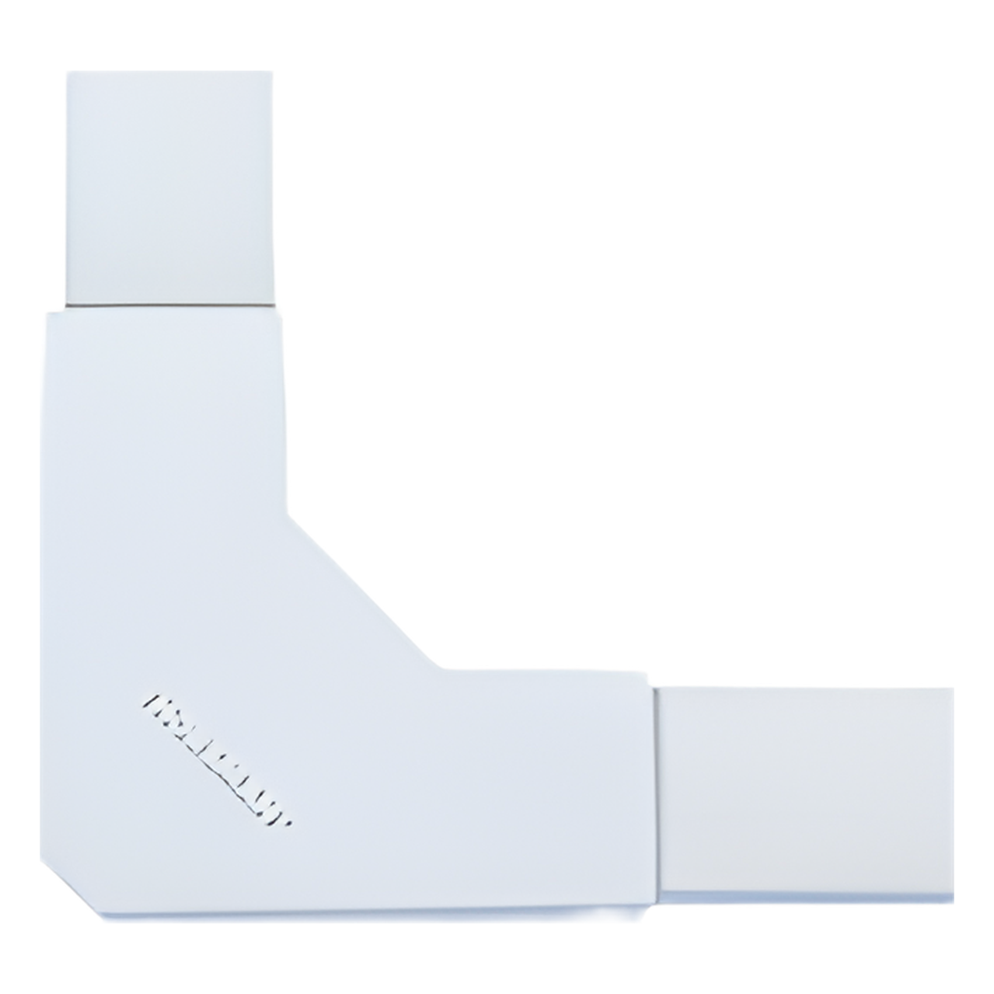 Sección en "L" color blanco de PVC auto extinguible, para canaleta TMK1720 (5230-02001)