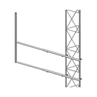 Brazo tipo F para torre STZ35 (Electrolítico).