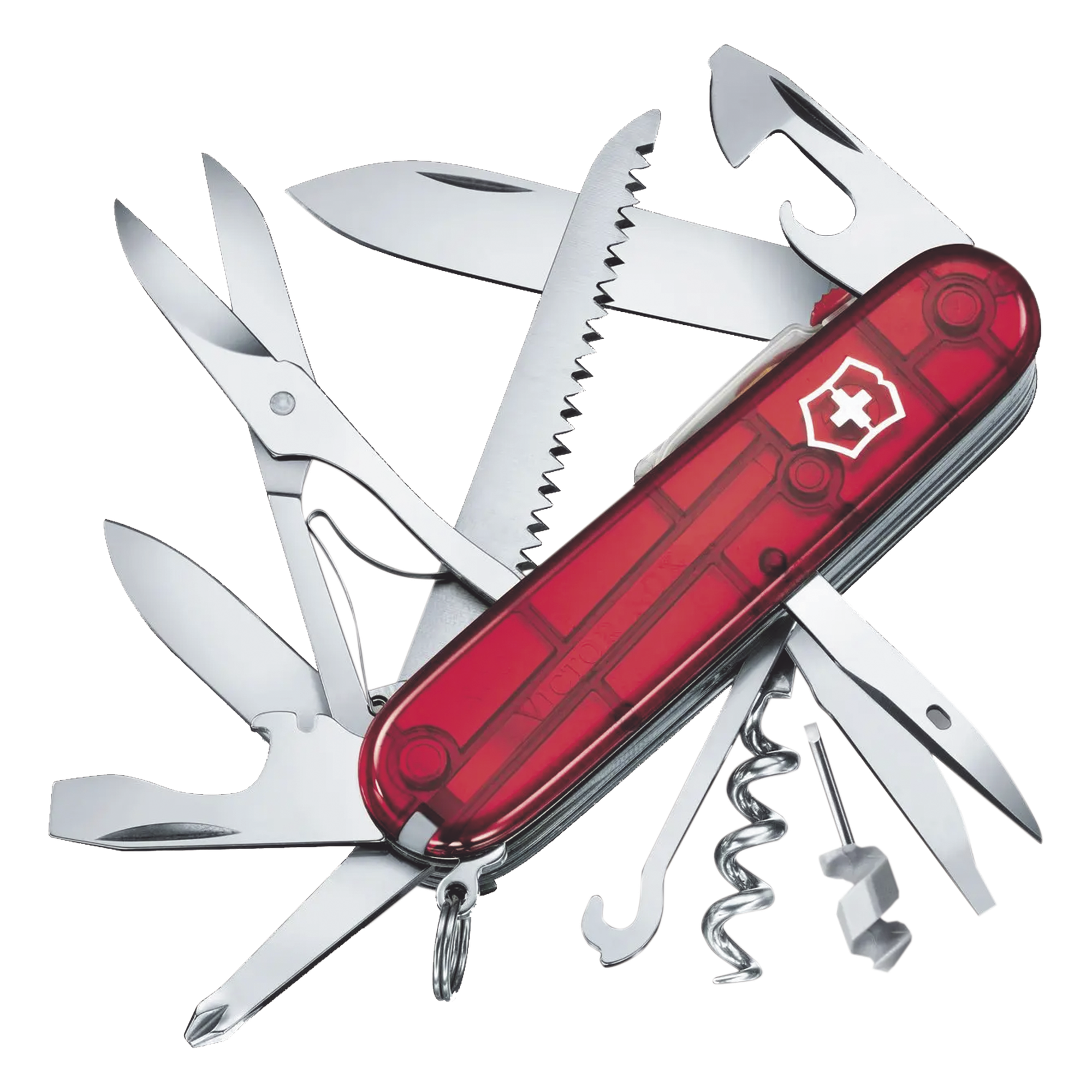 Navaja Victorinox de Bolsillo Mediana Huntsman Lite de 21 Funciones con Luz LED — VICTORINOX · SKU 17915T