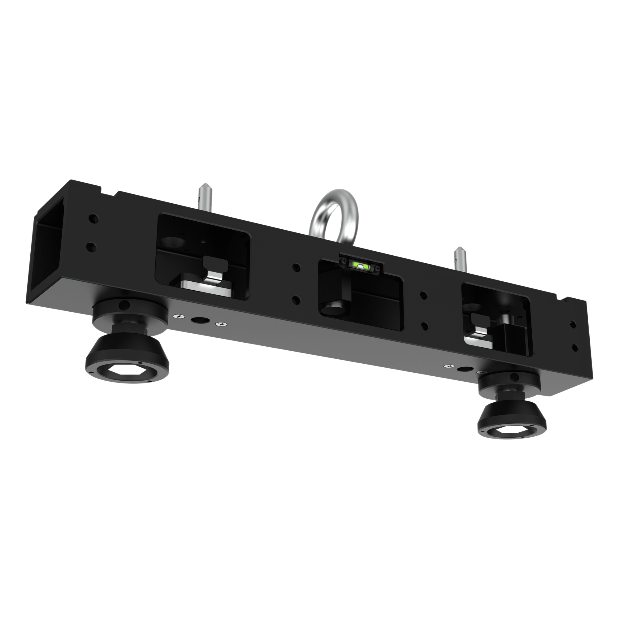 Barra Colgante LED / Instalación a Piso y Colgante / Aleación de Aluminio/ Altura Colgado 10 m / Altura Apilado 5 m / Negro — HIKVISION · SKU DS-DPRSS-1N/HBBS05/CB