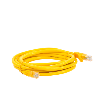 Cable de Parcheo UTP Cat6 - 3.0 Metros (9.84 Pies) - Amarillo