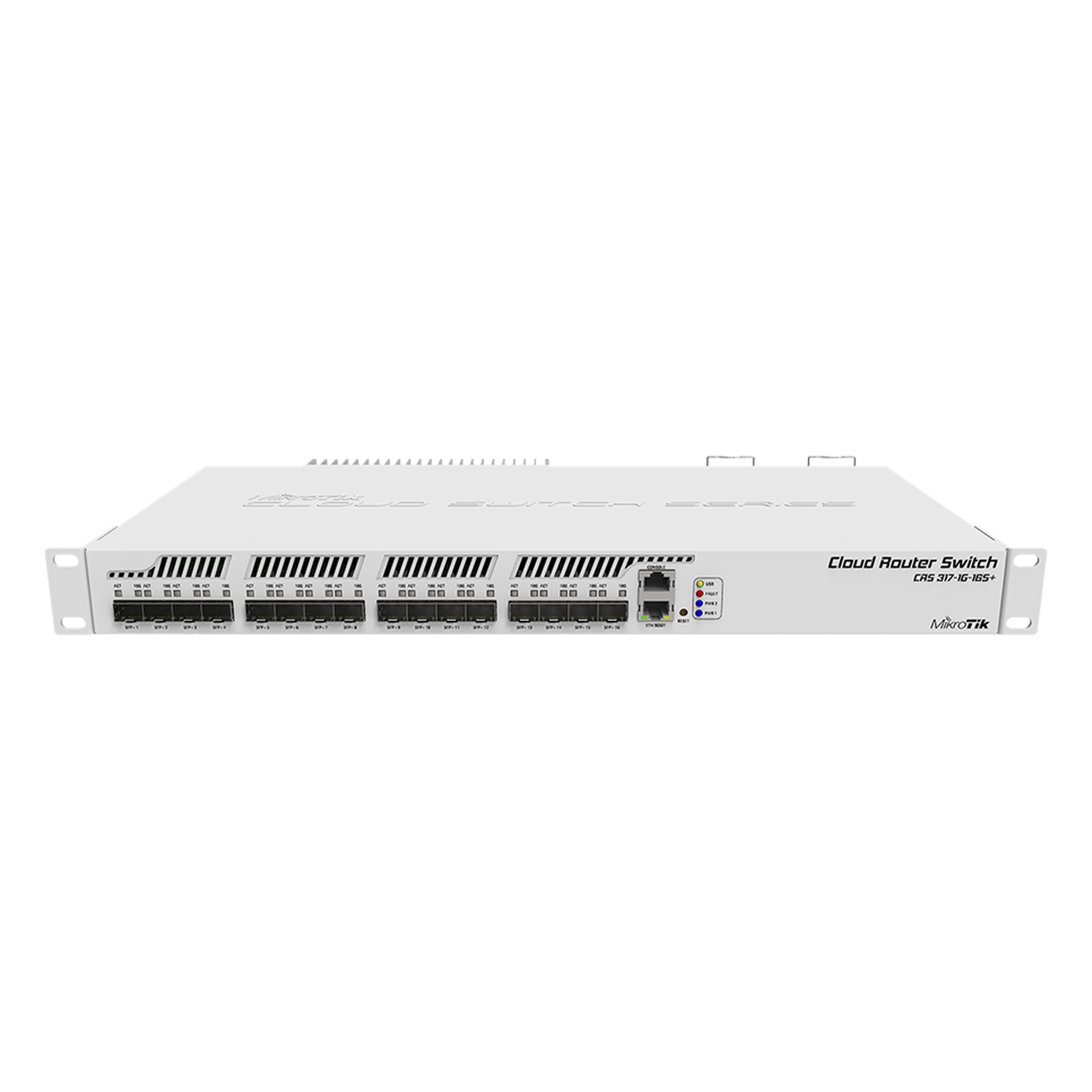 Cloud Router Switch CRS317-1G-16S+RM 16 Puertos SFP+, 1 Puerto Gigabit Ethernet