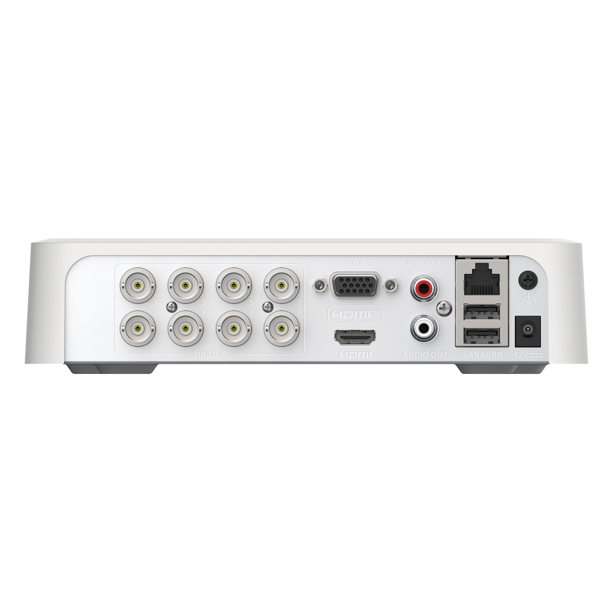 DVR 8 Canales TurboHD + 2 Canales IP / 2 Megapíxel (1080p) Lite / Acusense Lite (Evita Falsas Alarmas) / Audio Bidireccional y Coaxitron / 1 Bahía de Disco Duro / H.265+ / Salida de Vídeo Full HD