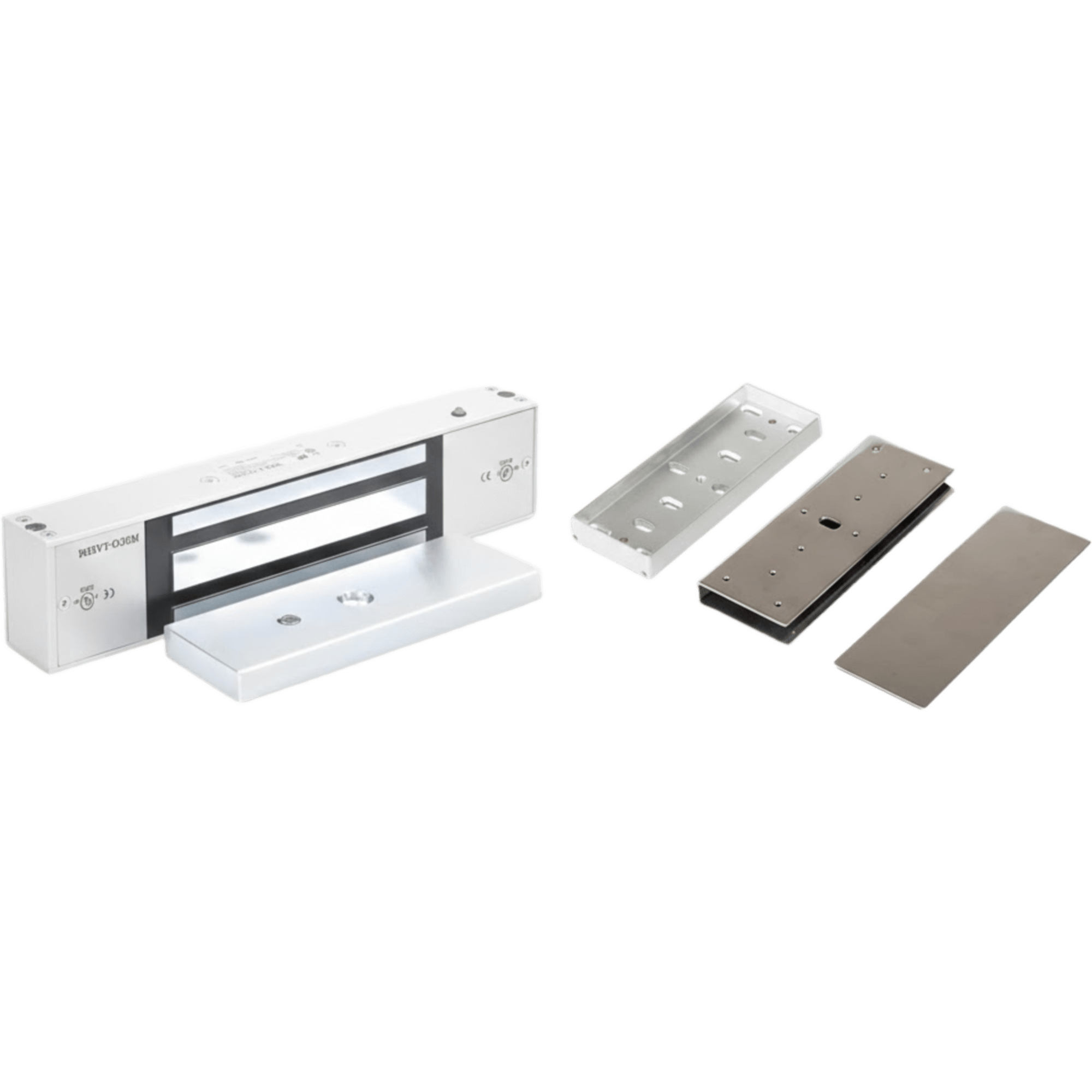 Kit Para Control de Acceso Incluye Chapa Magnética de 1200 Lbs / Montaje En "U" Para Puerta de Cristal / Uso Interior / Certificación UL