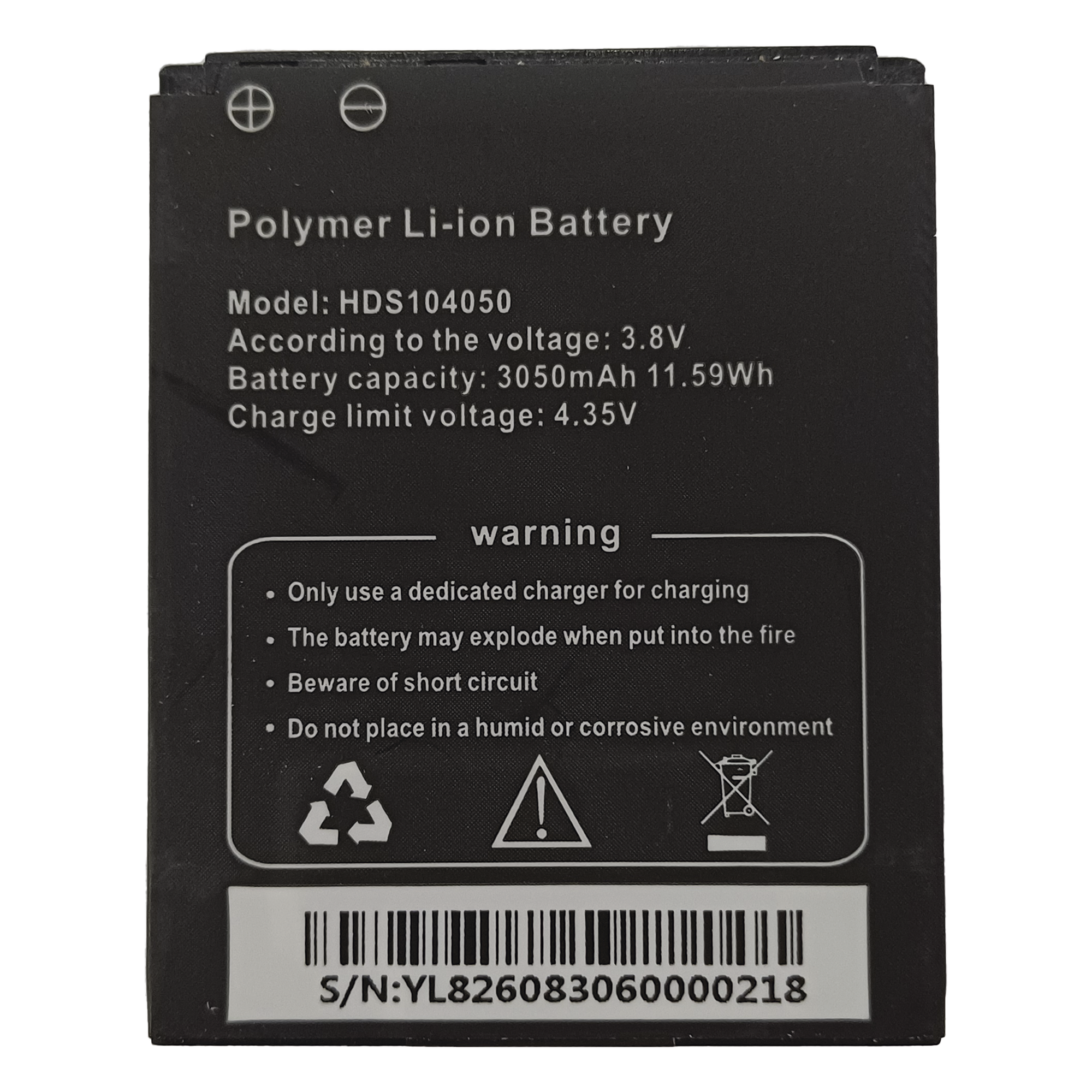Batería de Respaldo para Bodycam XMR-R3 — EPCOM · SKU XMRR3BATTERY