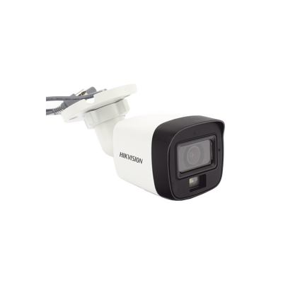 [Dual Light] Kit TurboHD 3K (5 Megapixel) / DVR 4 Canales / 4 Cámaras Bala para Exterior y Metal / Micrófono Integrado / Accesorios de Interconexión / Fuente de Poder