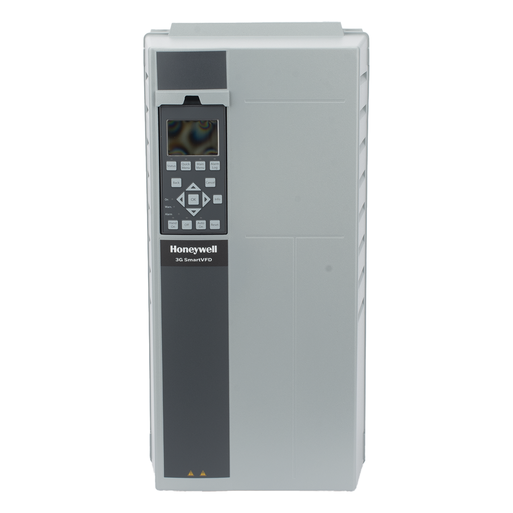 Variador de frecuencia trifásico para HVAC de 15 HP, 460 Vac, gabinete NEMA 1 con teclado gráfico — HONEYWELL BMS · SKU HVFD3D3C0150G100C