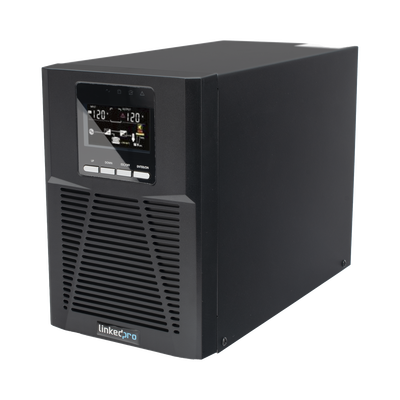 UPS 1000VA/900W Online Doble Conversión /Pantalla LCD / 3 tomas 5-15R / Regulación de Voltaje / Protección RJ45