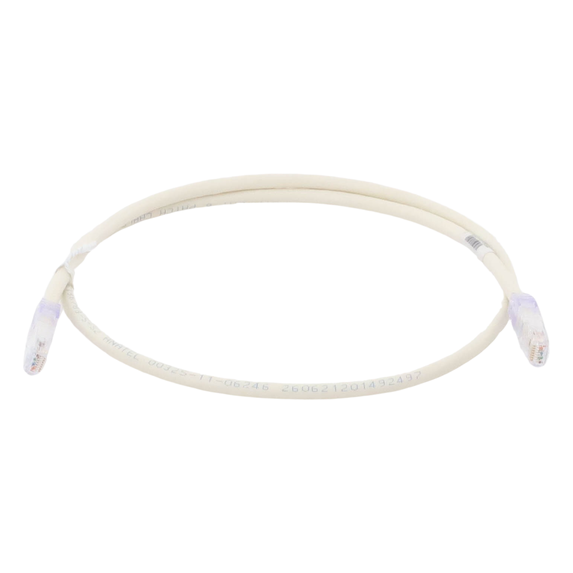 Cable de Parcheo UTP / Cat 6 / 24 AWG / 0.90 m (3 ft) / RJ45 / Blanco Mate