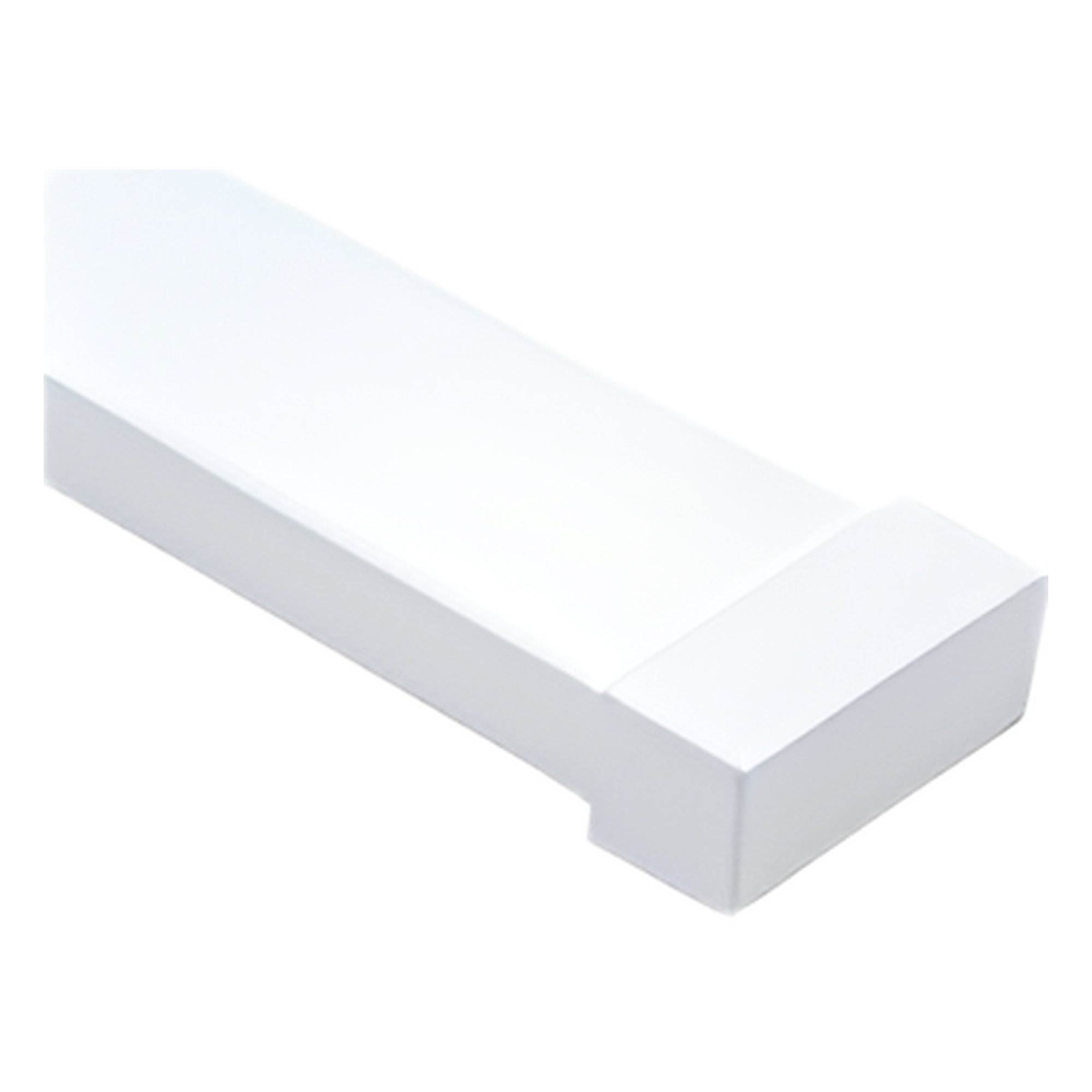 Tapa final blanca de PVC auto extinguible, para canaleta PT48 (6190-01002) — THORSMAN · SKU PT-48-F