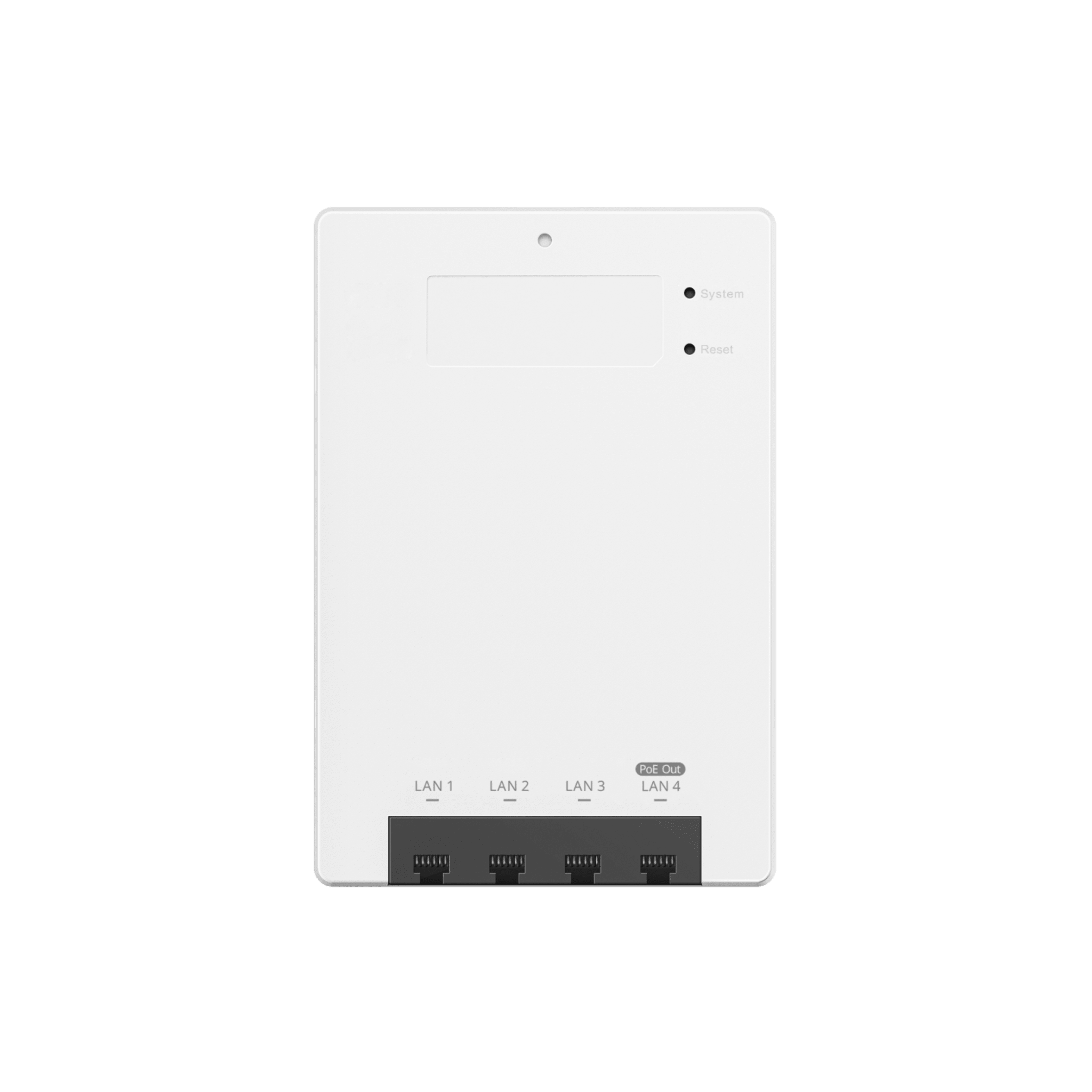 Punto de Acceso Mesh Wi-Fi 6 para interior en pared, hasta 320 usuarios ideal para Hotelería u Oficina.