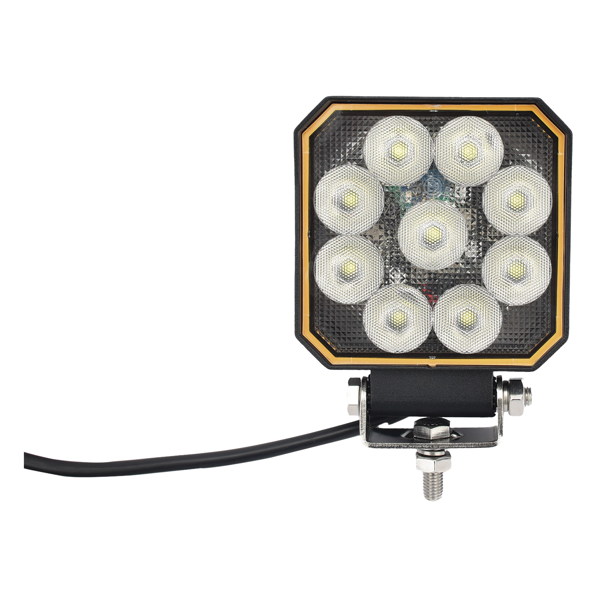 Luz de trabajo bluetooth, 9 LED, 1500 Lumenes, 12-24 Vcd