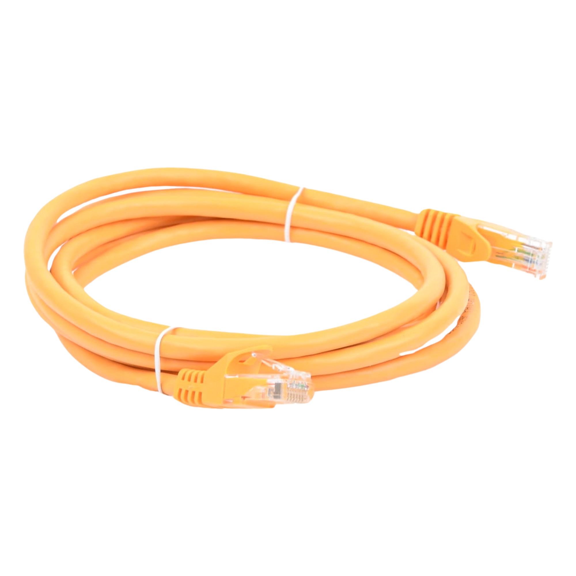 Cable de Parcheo UTP Cat6 / 2 Metros (6.56 Pies) / Amarillo / 10 Gbps / RJ45