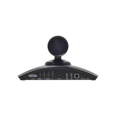 Sistema de Video Conferencia FullHD Multi-Plataforma con Cámara PTZ, 3 Salidas de video, Base de Audio y Control Remoto
