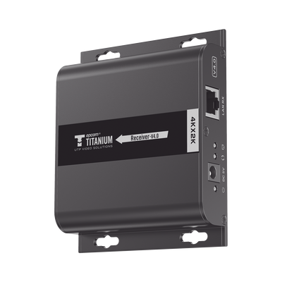 Receptor Compatible para Kits TT683-4.0 / Resolución 4K@30Hz / Cat 5e/6 / Distancia de 120 m / Control IR / Soporta HDbitT/ Compatible con Switch Gigabit. 