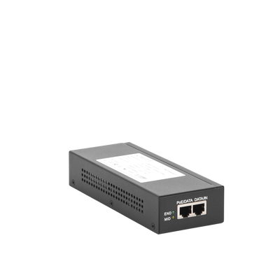 Inyector Super Hi-PoE / 56 Vcc / 60 Watts / Para Domos HIKVISION PTZ / IP (-AE / DE) / Soporta 802.3 af / at / Para Aplicaciones de CCTV