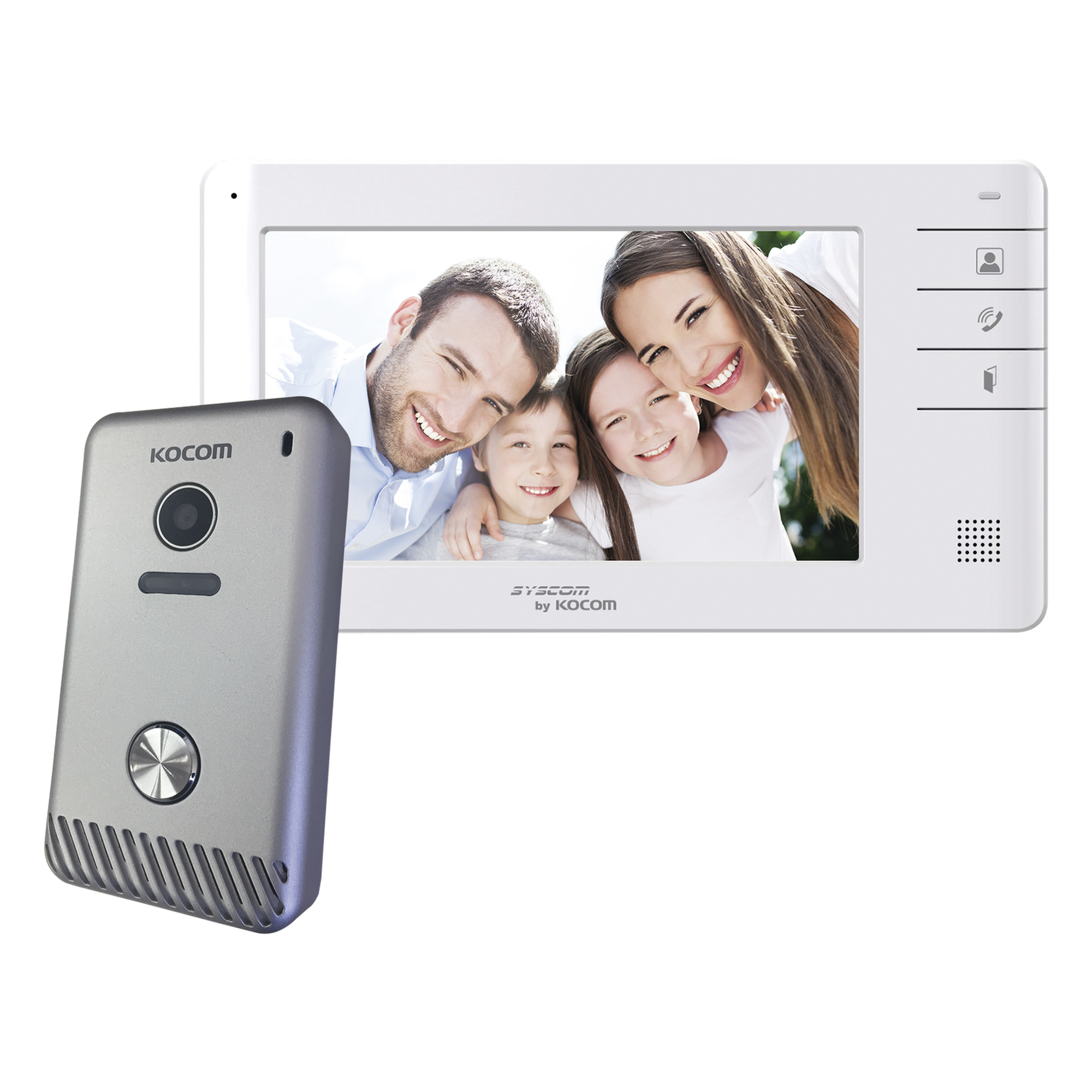 Kit de Videoportero 2da Generacion — KOCOM · SKU KCVS701EBC/KCS81MU