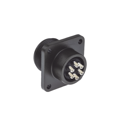 Conector Hembra Circular de 6 Terminales para uso Rudo, Amphenol