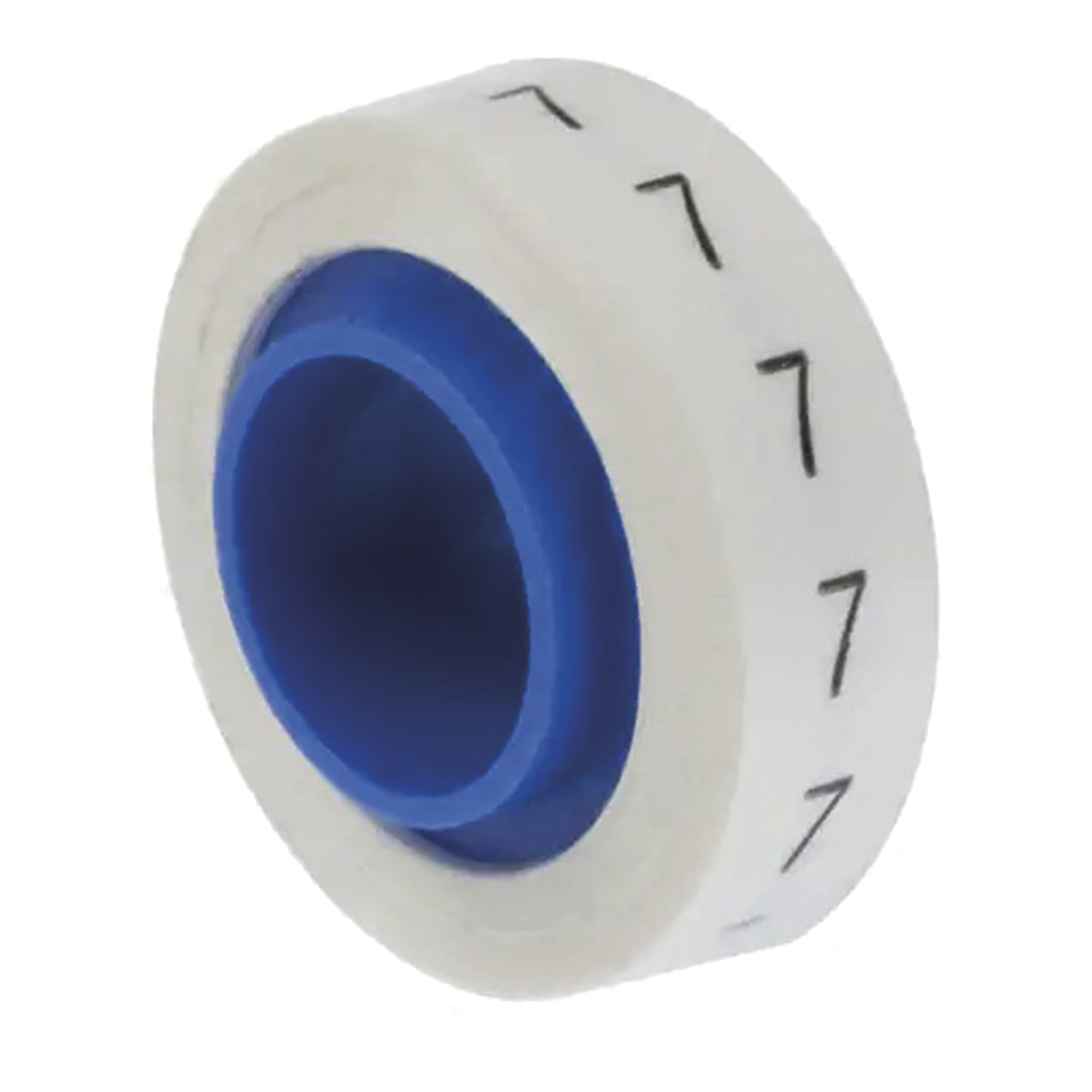 Rollo de Etiquetas Marcadoras, Pre-Impresos con el Número 7, de 2.4 Metros (7.87 Pies), Color Blanco — PANDUIT · SKU PMDR-7