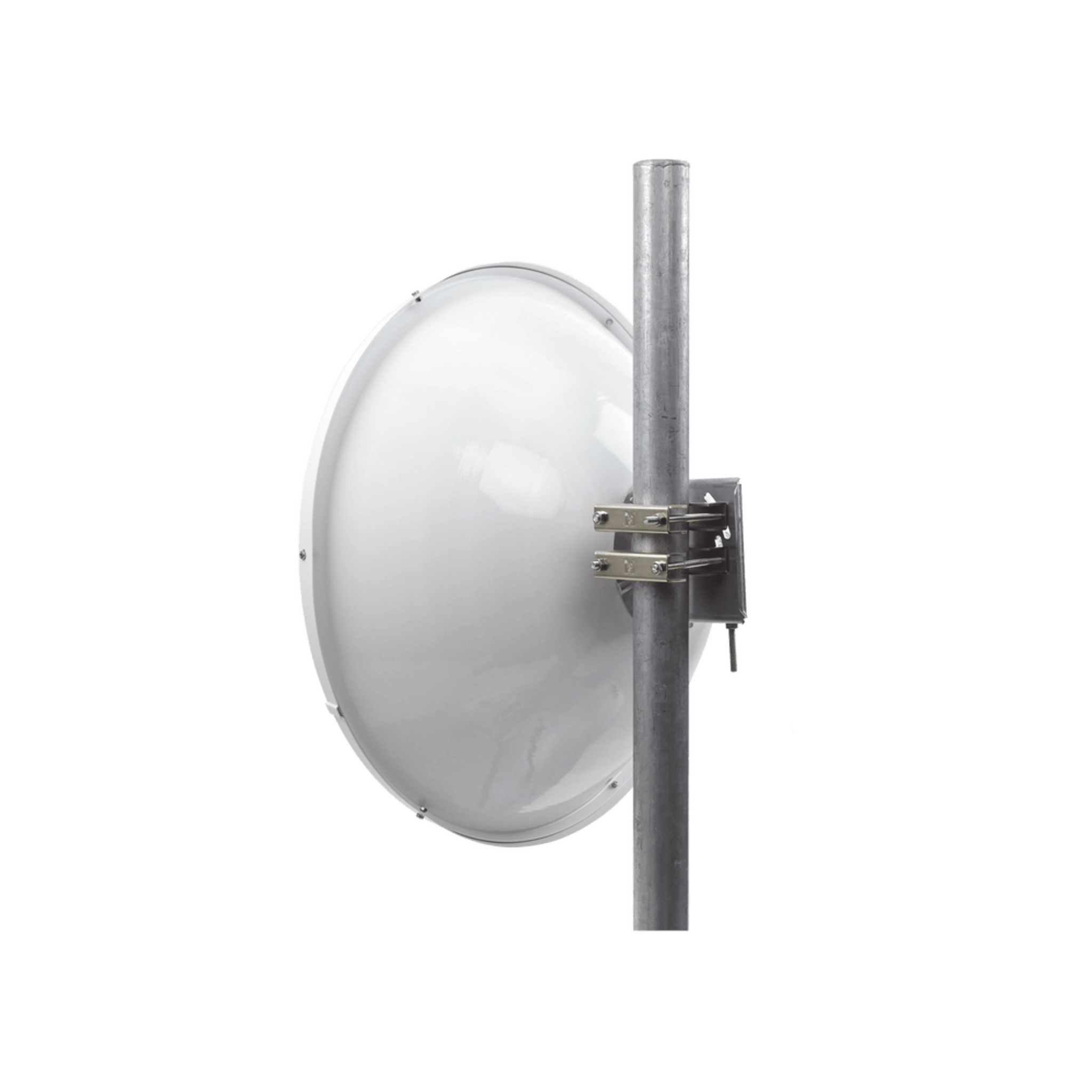 2 Antenas Direccionales de Alto Rendimiento/ Parábola profunda para mayor aislamiento al ruido / 29 ± 1 dBi / 4.9 - 6.4 GHz / Conectores N-Hembra / Fácil Montaje y Soporte de acero inoxidable / Radomo Incluido