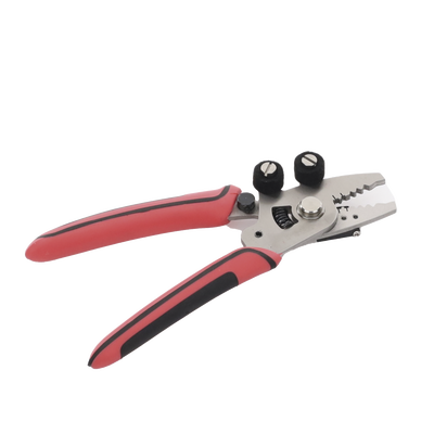 Desforradora de Fibra Óptica 9 en 1 / Desforradora de 3 Posiciones / Tijeras / Limpiador de Algodón para Hilo de Fibra Óptica / Cortadora de Cable Mensajero — LINKEDPRO BY EPCOM · SKU LP-ST-9-1