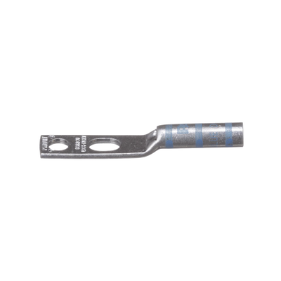 Zapata de compresión LCC6-14JAW-l para cal. 6 Awg, Doble barreno para tornillo prisionero de 1/4, 1 pz